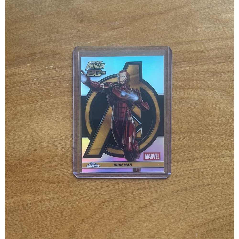 2025 Topps Chrome Marvel Iron Man AV-9 | New Avengers 20th Anniversary Insert
